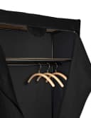 WENKO Stoffschrank Deep Black mit Kleiderstange & Ablage Bild 3