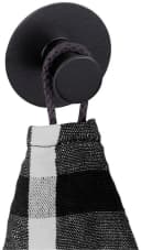 WENKO Wandhaken Celano 4er Set Schwarz Selbstklebend Rostfrei Bild 1