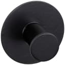 WENKO Wandhaken Celano 4er Set Schwarz Selbstklebend Rostfrei Bild 2
