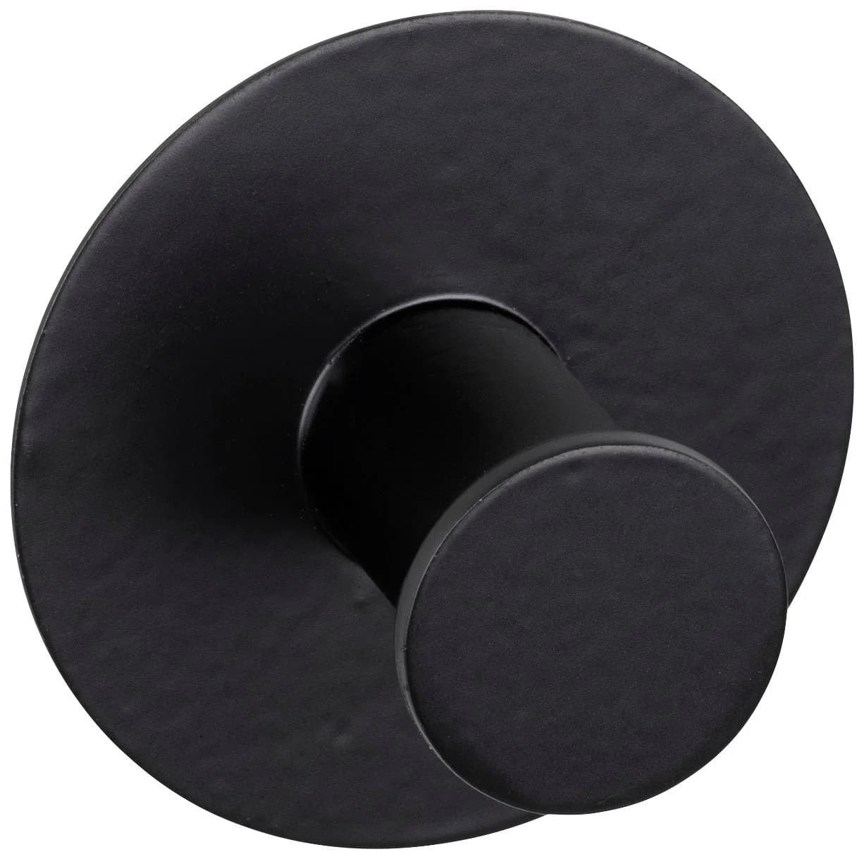WENKO Wandhaken Celano 4er Set Schwarz Selbstklebend Rostfrei - Bild 2