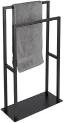 WENKO Handtuchständer Rivaltana Schwarz Edelstahl Industrial Style Bild 4