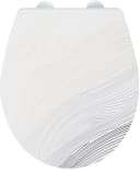 WENKO WC-Sitz Menin Duroplast Mehrfarbig Relief-Oberfläche Absenkautomatik Bild 2