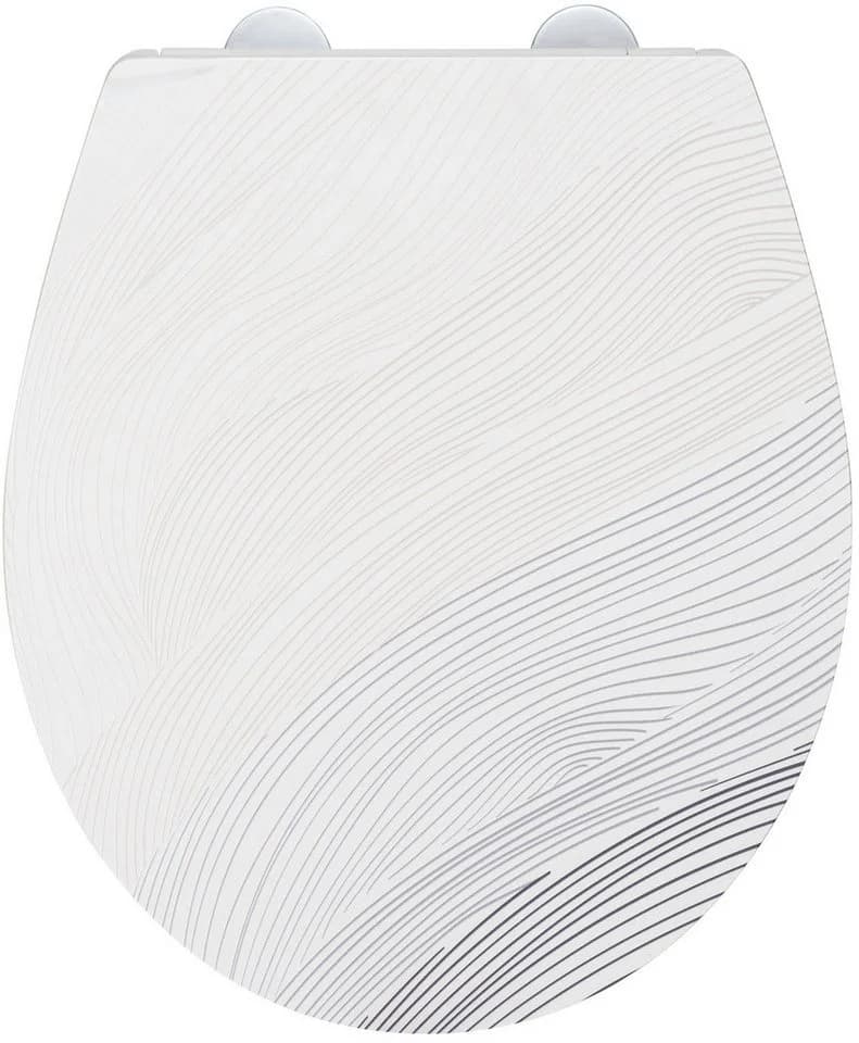 WENKO WC-Sitz Menin Duroplast Mehrfarbig Relief-Oberfläche Absenkautomatik - Bild 2