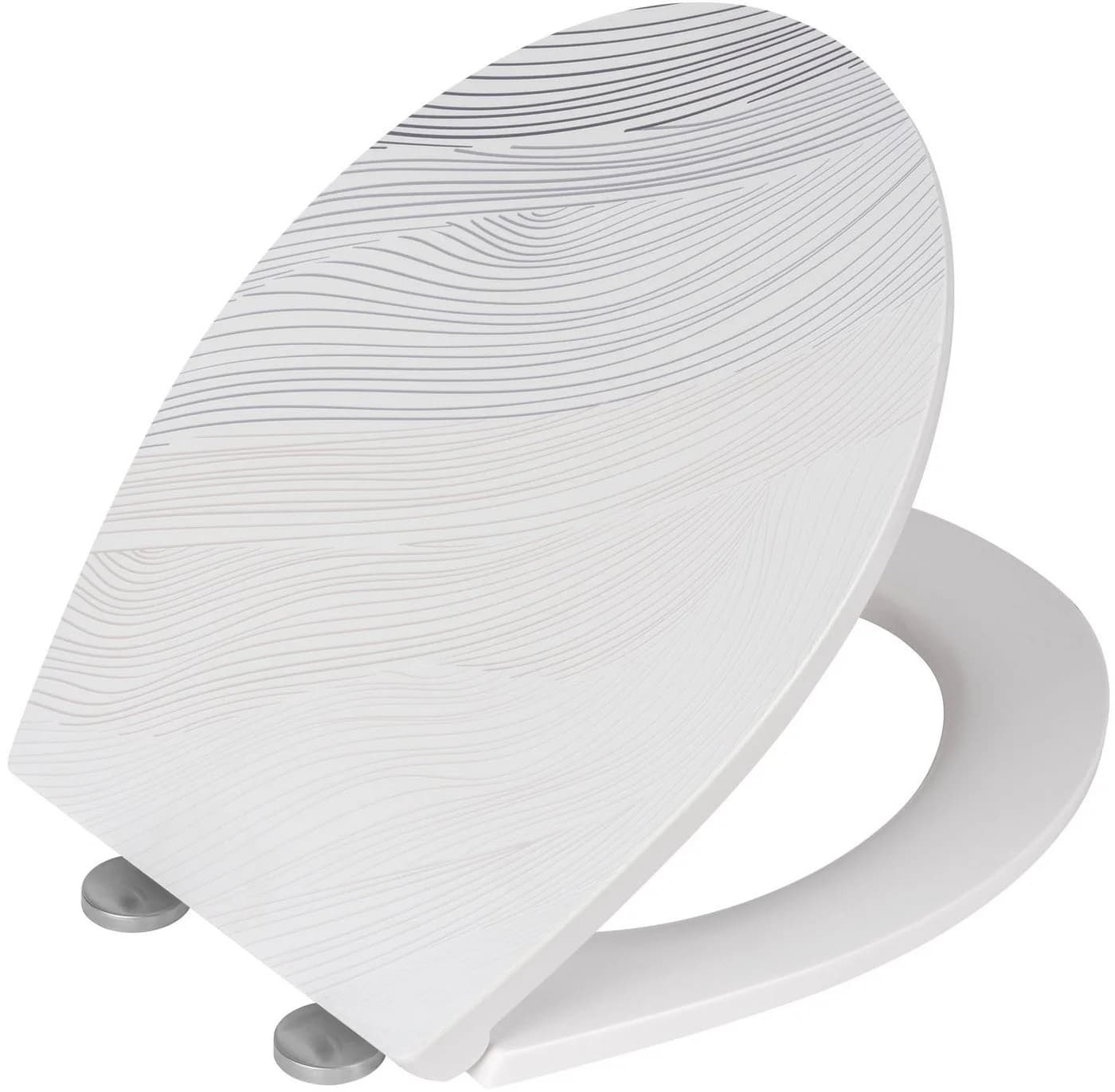 WENKO WC-Sitz Menin Duroplast Mehrfarbig Relief-Oberfläche Absenkautomatik - Bild 3