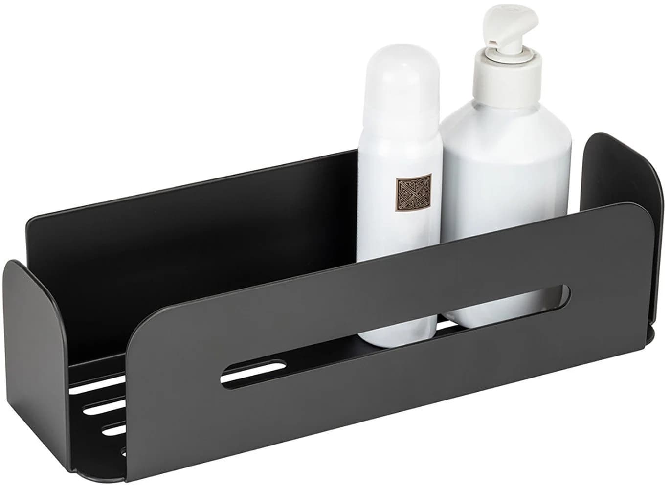 WENKO Duschregal Bivio Schwarz matt Aluminium ohne Bohren - Bild 2
