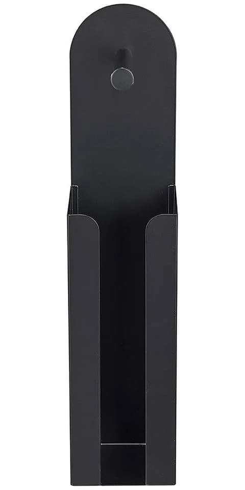 WENKO Toilettenpapierhalter Agira 2-in-1 Schwarz Stahl - Bild 5