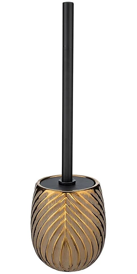 WENKO WC-Garnitur Idro Keramik Gold Schwarz