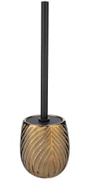WENKO WC-Garnitur Idro Keramik Gold Schwarz Bild 3
