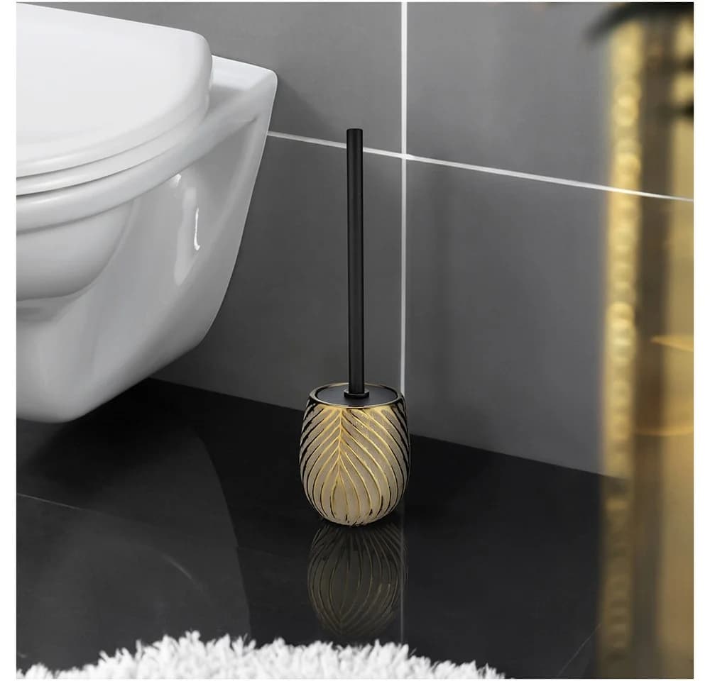 WENKO WC-Garnitur Idro Keramik Gold Schwarz - Bild 4