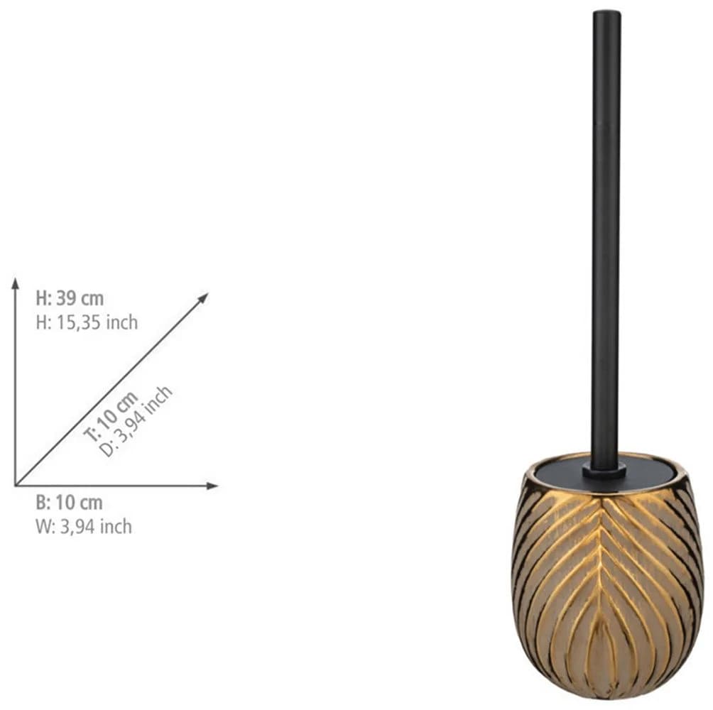 WENKO WC-Garnitur Idro Keramik Gold Schwarz - Bild 5