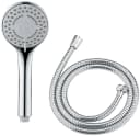 WENKO Basic Line Handbrause Set Silber 5 Strahlarten 150cm Bild 2