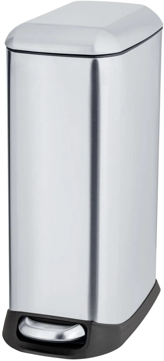 WENKO Mülleimer Design Silber Edelstahl 20 Liter