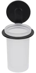 Wenko Turbo-Loc Zahnputzbecher Bivio Black matt Bild 3