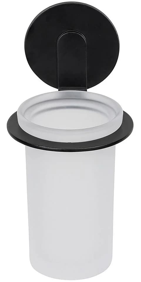 Wenko Turbo-Loc Zahnputzbecher Bivio Black matt - Bild 3