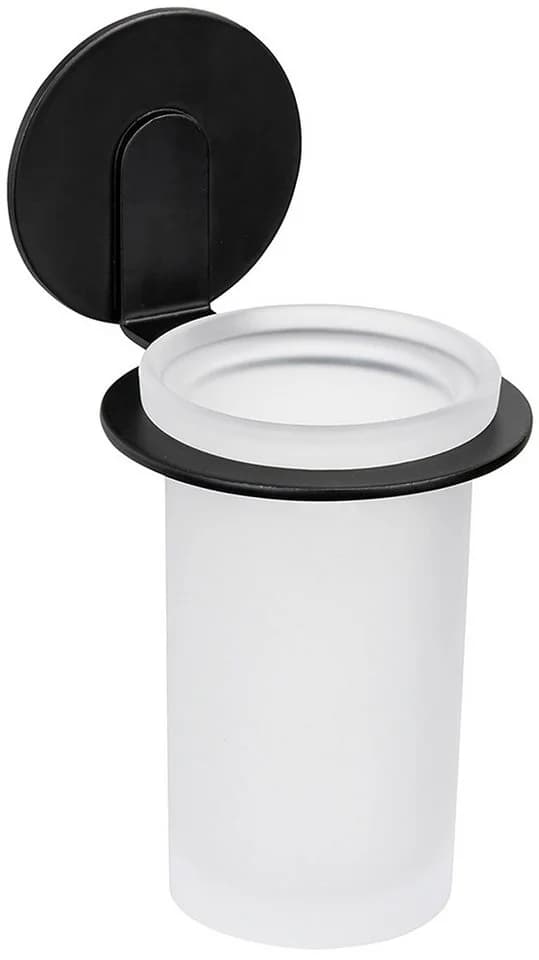 Wenko Turbo-Loc Zahnputzbecher Bivio Black matt - Bild 4