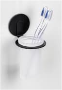 Wenko Turbo-Loc Zahnputzbecher Bivio Black matt Bild 5