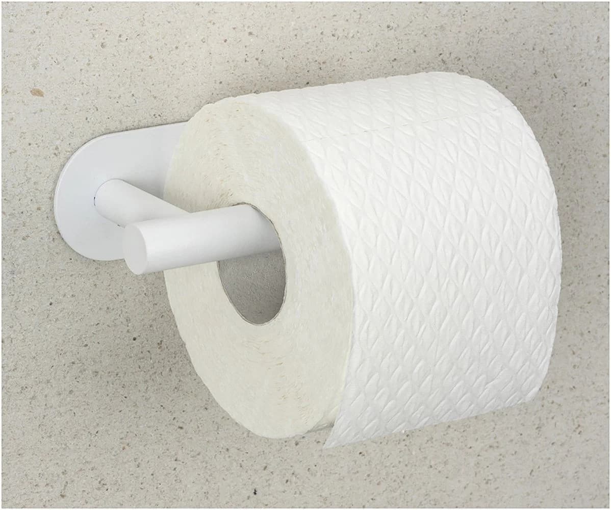 WENKO Toilettenpapierhalter Turbo-Loc Modell Orea Weiß Edelstahl
