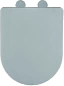 WENKO WC-Sitz Galati Duroplast D-Form Blaugrau mit Absenkautomatik Bild 2