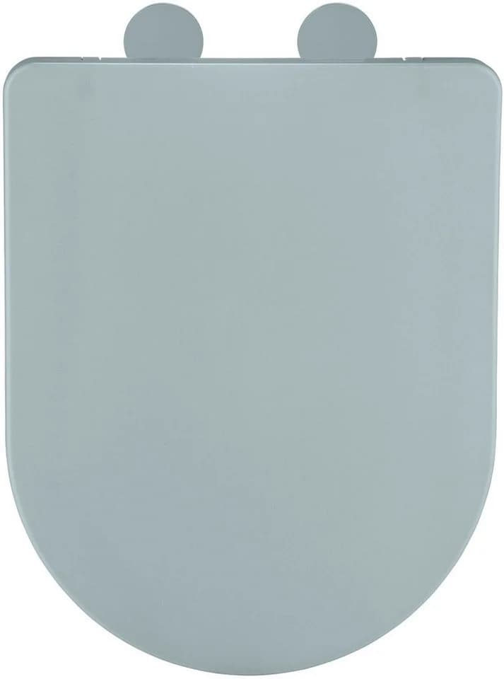 WENKO WC-Sitz Galati Duroplast D-Form Blaugrau mit Absenkautomatik - Bild 2
