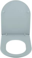 WENKO WC-Sitz Galati Duroplast D-Form Blaugrau mit Absenkautomatik Bild 4