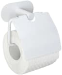 WENKO Toilettenpapierhalter Orea Weiß mit Deckel Bild 2