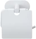 WENKO Toilettenpapierhalter Orea Weiß mit Deckel Bild 4