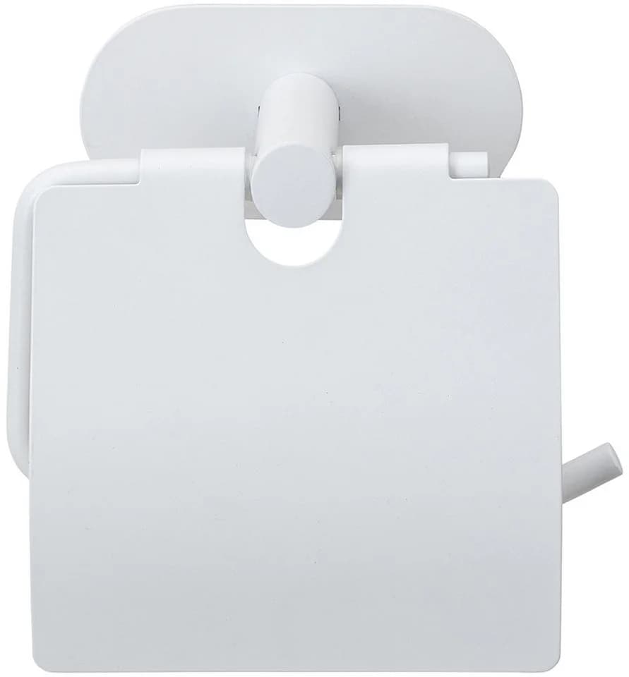 WENKO Toilettenpapierhalter Orea Weiß mit Deckel - Bild 4