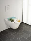 WENKO WC-Sitz Corbara Hochglanz Toilettensitz 350 kg Absenkautomatik Bild 1