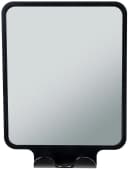 WENKO Wandspiegel Quadro Schwarz Antibeschlag Vacuum-Loc Bild 4