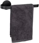 WENKO Handtuchhalter Bivio Schwarz Aluminium Selbstklebend Bild 2
