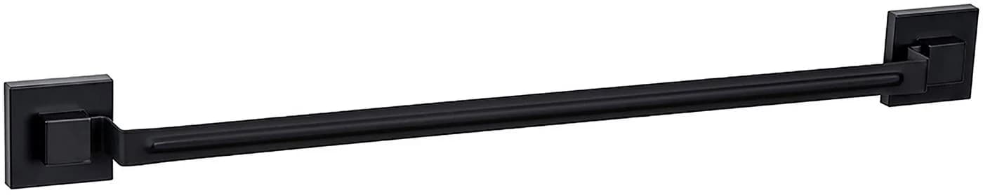 WENKO Handtuchstange Quadro Schwarz Edelstahl Vacuum-Loc - Bild 2