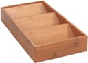 WENKO Gewürzregal Schubladen-Gewürzregal Bambus Landhaus-Stil 3 Fächer Braun Bild 1