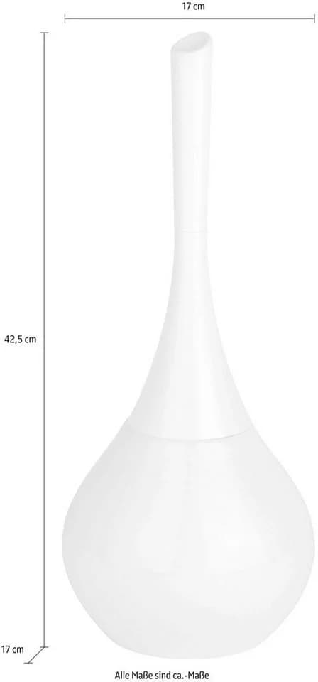 WENKO WC-Garnitur Flakon Weiß Keramik Kunststoff - Bild 2