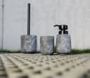 WENKO WC-Garnitur Sacile Keramik Grau Betonoptik Bild 1