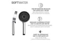 WENKO Brausehalter Softwater Silber Edelstahl Duschkopfhalterungen Bild 5