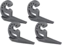 WENKO Multi-STOP® Anthrazit Set 4-tlg. Türstopper aus Kunststoff Bild 2