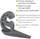 WENKO Multi-STOP® Anthrazit Set 4-tlg. Türstopper aus Kunststoff Bild 5