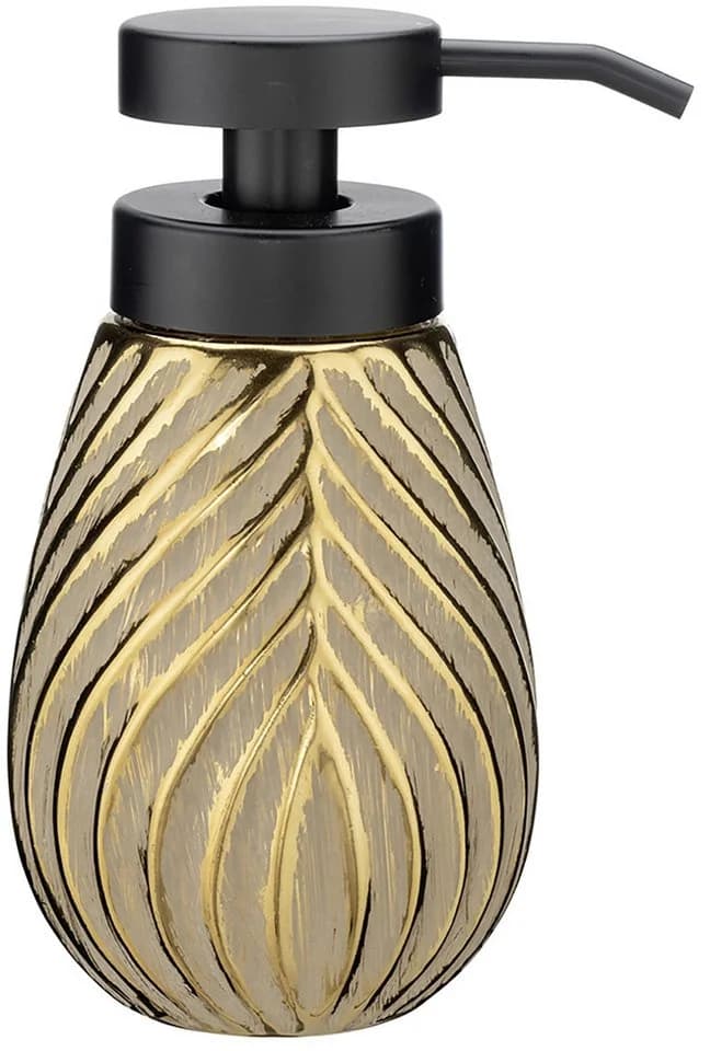 WENKO Badaccessoire-Set Idro Gold Keramik mit Linien-Struktur - Bild 4