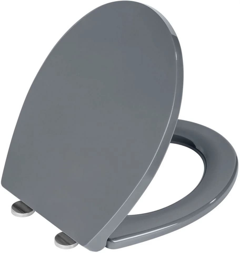 WENKO WC-Sitz Ostuni Grau bruchstabiler Toilettensitz mit Absenkautomatik - Bild 3