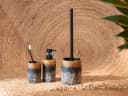 Badaccessoire-Set WENKO "Lacona" Mehrfarbig Beton Bild 1