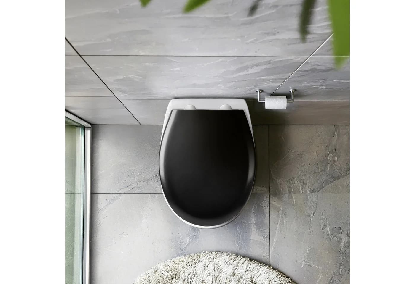 WENKO WC-Sitz Rieti Strapazierfähiger Toilettensitz Belastbar Bis 350 kg Absenkautomatik