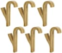 WENKO Handtuchhaken Bambus Set 6-tlg. Braun für Heizkörper Bild 2