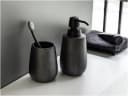WENKO Badaccessoire-Set Nerno 2-tlg. Schwarz Keramik Bild 1