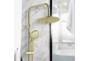WENKO Duschsystem Young Line 101 cm Gold 3 Strahlarten Bild 1