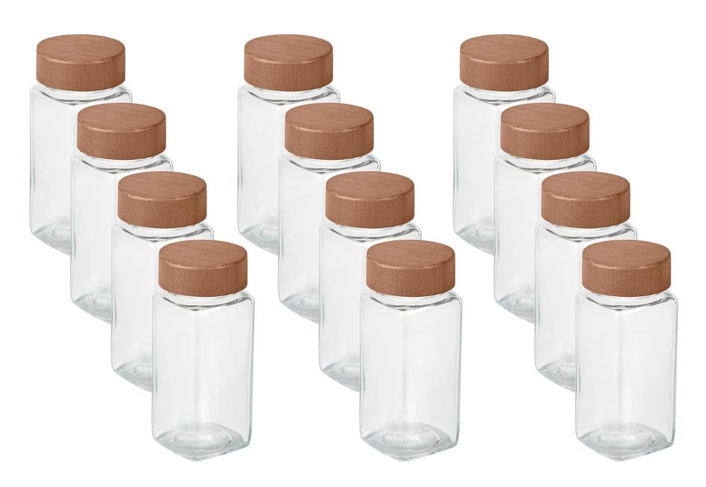 WENKO Gewürzstreuer Anni Transparent Bambusdeckel - Bild 2