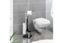 WENKO WC-Garnitur "Rivalta" Silberfarben Industrial Design Bild 1