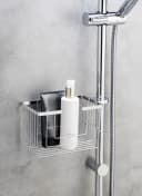 WENKO Duschablage Valognes Edelstahl Duschstangencaddy Bild 1