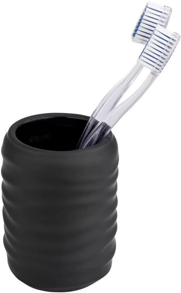 WENKO Badaccessoire-Set Illana 2-tlg. Seifenspender & Zahnputzbecher Keramik - Bild 4