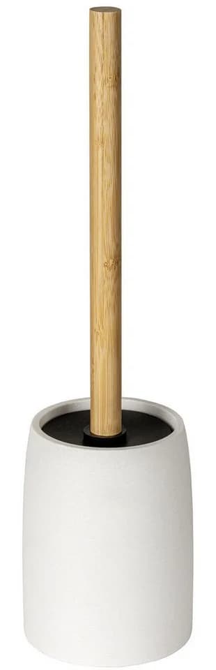 WENKO WC-Garnitur Altavalle Weiß Bambus Polyresin - Bild 2