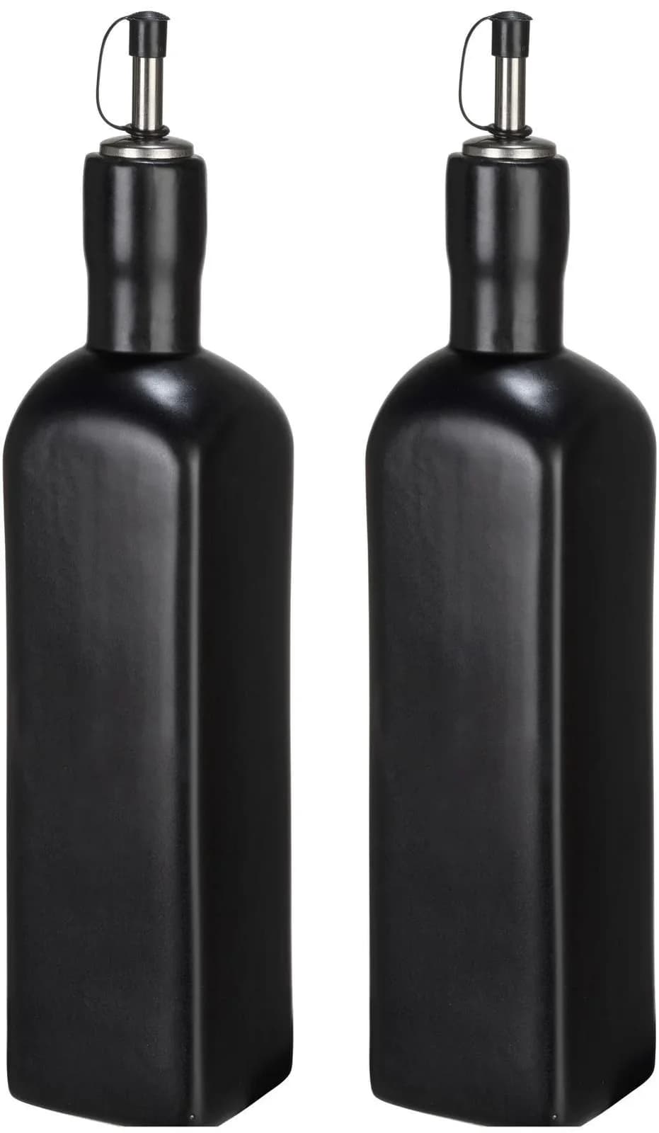 Schöner Wohnen Kollektion Ölspender OLIVIA Schwarz Keramik 600 ml